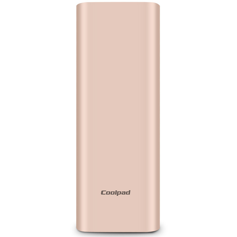 Coolpad/酷派 进口电芯超薄便携20000毫安充电宝手机通用移动电源金色