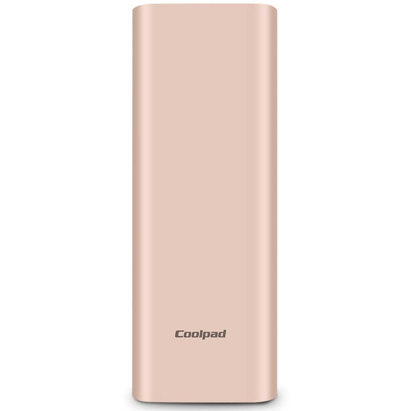 Coolpad/酷派 进口电芯超薄便携20000毫安充电宝手机通用移动电源金色图片