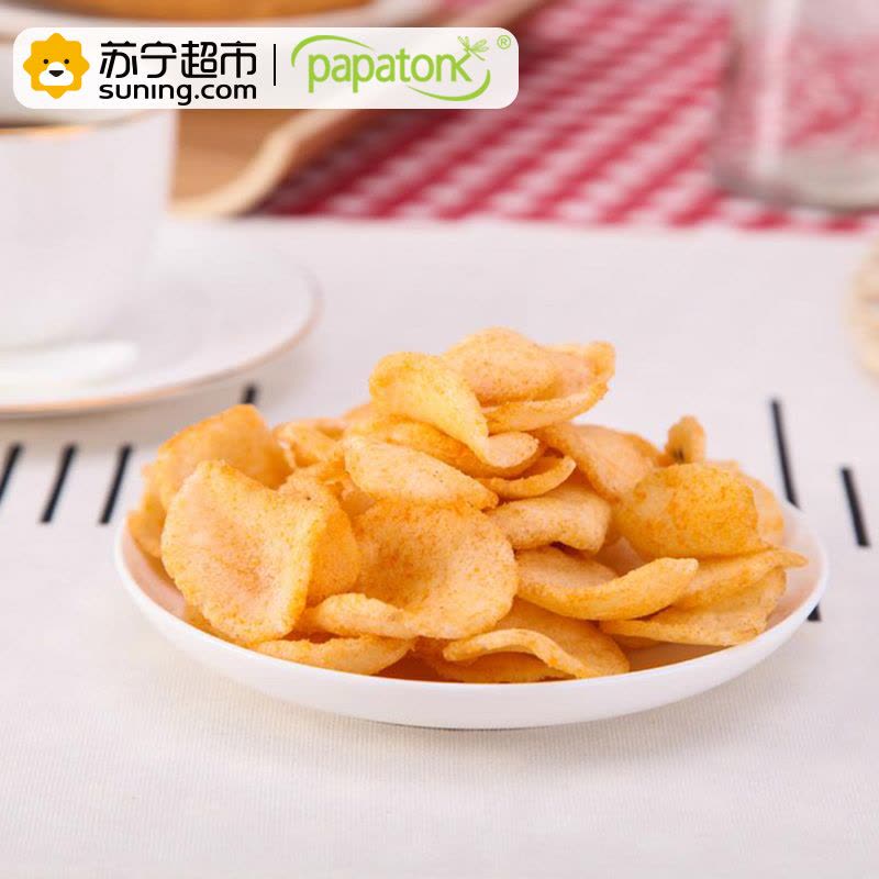 Papatonk啪啪通虾片 烤番茄味 150g/袋 印尼进口图片