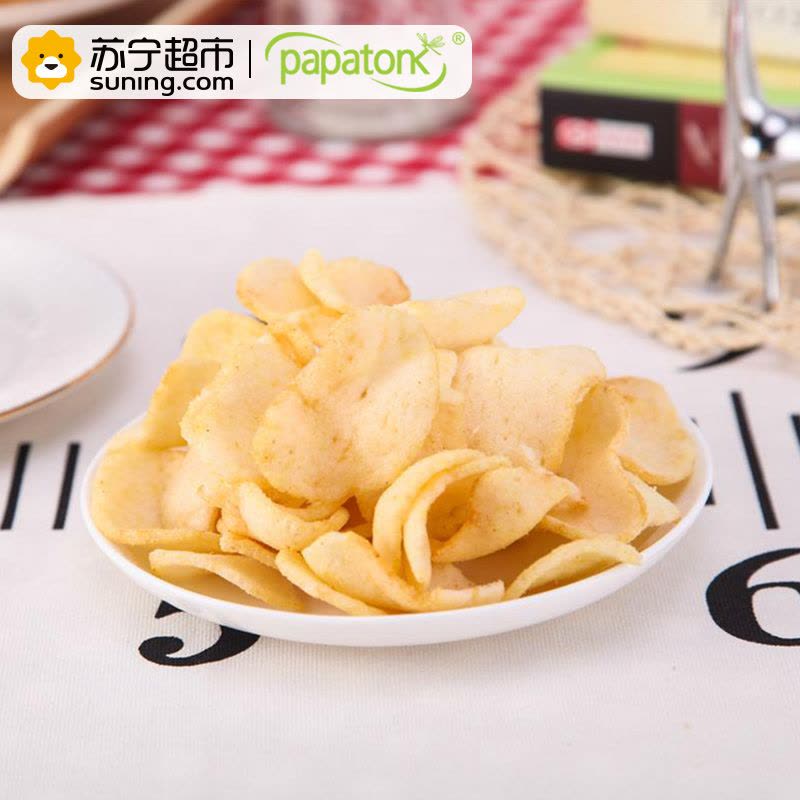 Papatonk啪啪通虾片 咖喱鸡味 150g/袋 印尼进口图片