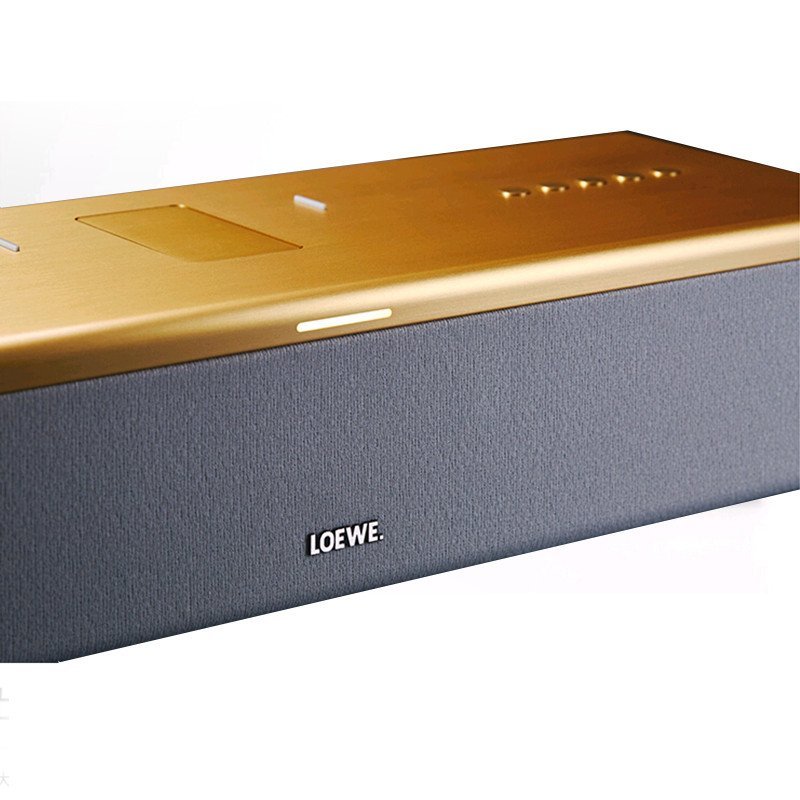 LOEWE Soundport MINI 德国发烧级2.1立体声蓝牙音响 带NFC 便携式音响 小号 黄金色