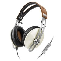 森海塞尔(Sennheiser) MOMENTUM(大馒头)时尚HiFi出街耳机 高保真立体声 线控通话 象牙白色