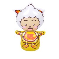 吉龙JL 充气小不倒翁 喜羊羊与灰太狼 唐装版懒羊羊 157227