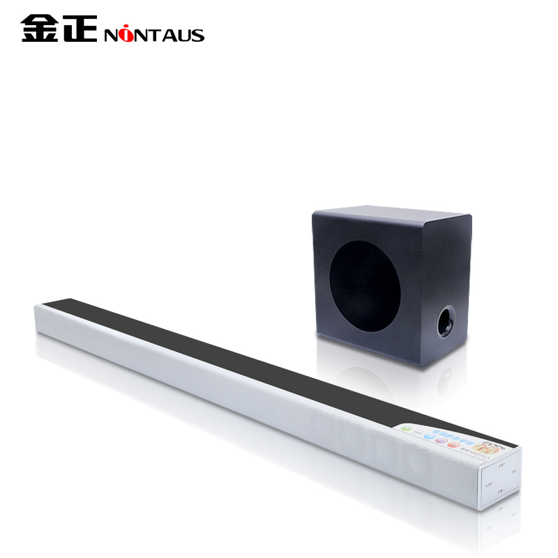 金正N28专业电视音响 音箱家庭影院 无线蓝牙回音壁电视伴侣 SoundBar (含低音炮)