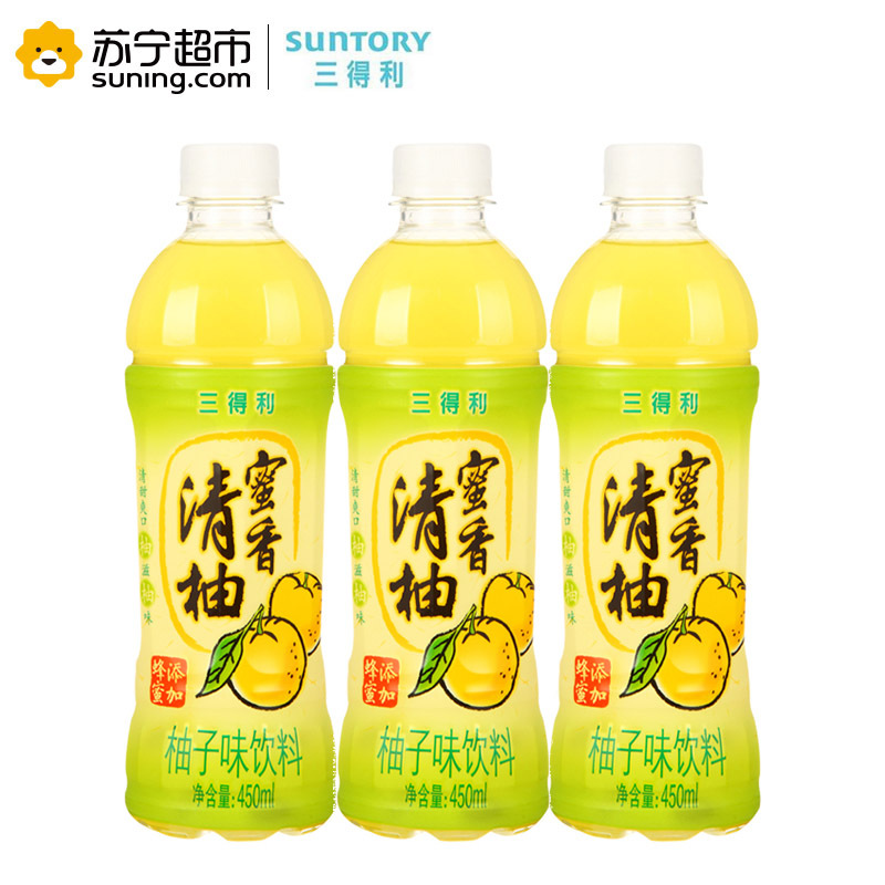 三得利(Suntory) 蜜香清柚饮料450ML*15瓶/箱
