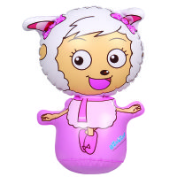 吉龙JL 充气小不倒翁儿童玩具 喜羊羊与灰太狼 学生服版美羊羊 157204