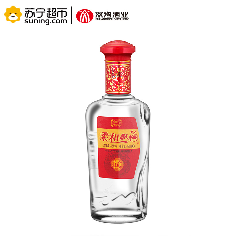 柔和双沟红装 42度 450ml*6 整箱装高清大图