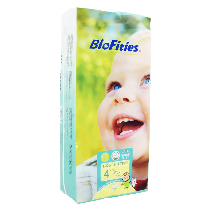 【苏宁自营】爱婴舒坦BioFities环保超薄纸尿裤4号M*4包(9-18kg)美国原装