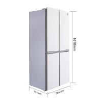 伊莱克斯/Electrolux EQE4205GD 425升玻璃风冷电脑十字多门家用节能冰箱(珠光白)