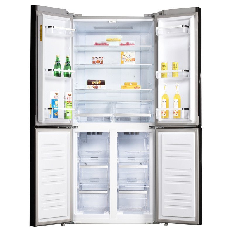 伊莱克斯/Electrolux EQE4205GD 425升玻璃风冷电脑十字多门家用节能冰箱(珠光白)