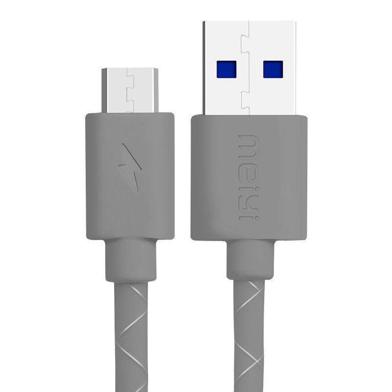 美逸(MEIYI)Micro口USB安卓数据线 深空灰