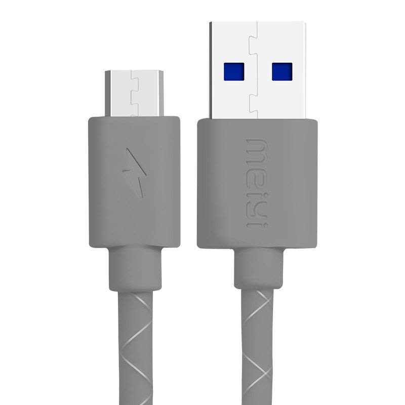 美逸(MEIYI)Micro口USB安卓数据线 深空灰图片
