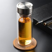 [苏宁易购超市]先行丰瑞玻璃直杯CBL-300FR本色