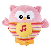 [苏宁自营]Fisher Price 费雪 声光安抚猫头鹰-粉色 CDT12