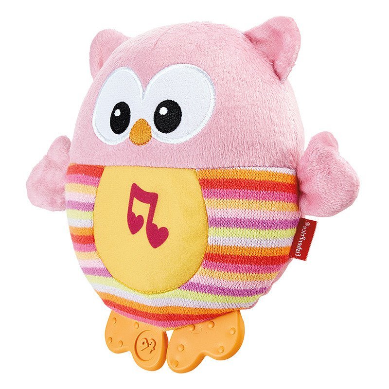 [苏宁自营]Fisher Price 费雪 声光安抚猫头鹰-粉色 CDT12