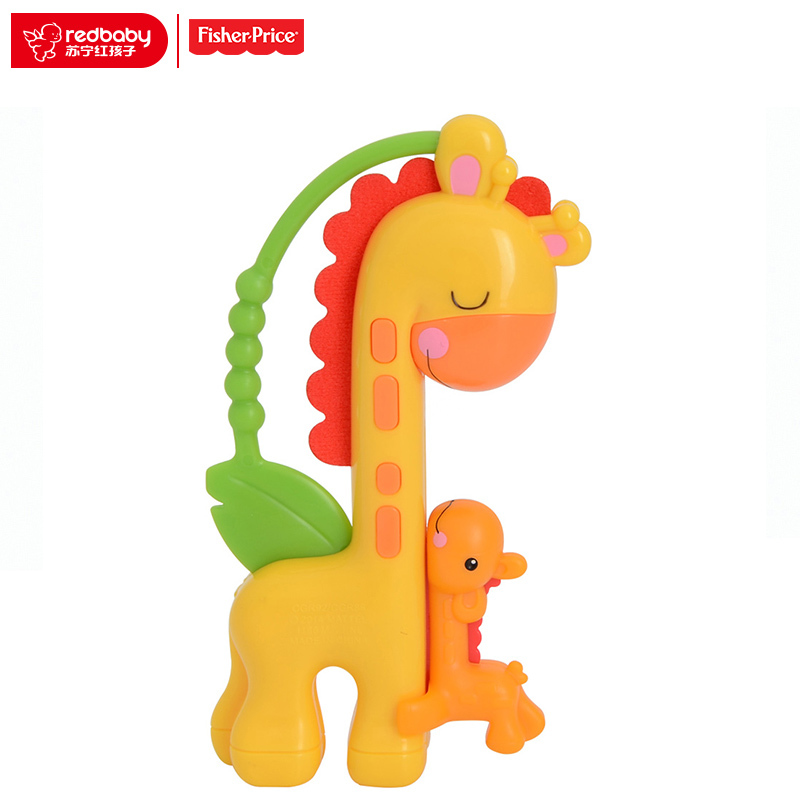 [苏宁自营]Fisher Price 费雪 长颈鹿滑动摇铃 CGR92