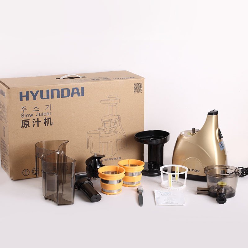 现代(HYUNDAI)QC-YZ158原汁机 慢速榨汁机 送冰淇淋滤网