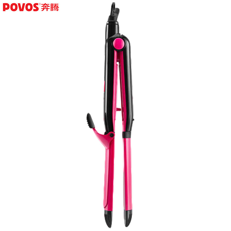 POVOS/奔腾PW239陶瓷卷发棒电烫发直发器卷直两用不伤发夹板卷发器