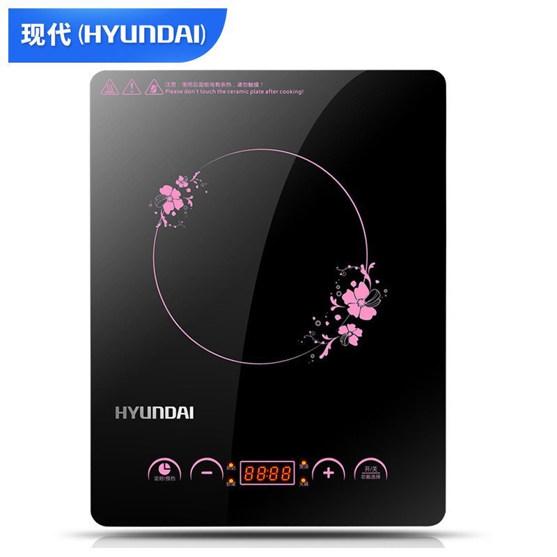 现代(HYUNDAI) QC-B23电磁炉 多功能电磁炉智能触摸控制纤薄型