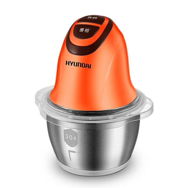 现代(HYUNDAI) QC-JR006 绞肉机 多功能搅菜机 电动料理机婴儿辅食搅拌机