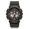 CASIO G-SHOCK系列 GA-100-1A4 動感時尚雙顯運動電子錶男表