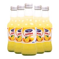 阿卡娜柠檬味充气饮料200ml*6土耳其进口