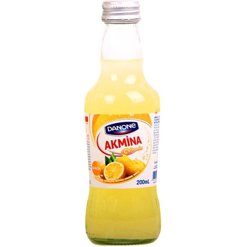 阿卡娜柠檬味充气饮料200ml*6土耳其进口
