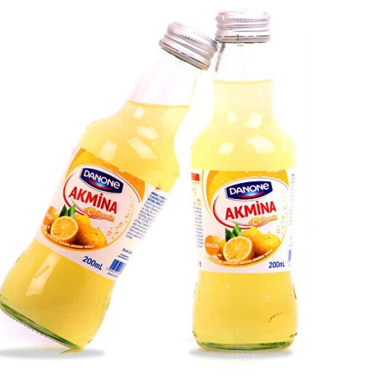 阿卡娜柠檬味充气饮料200ml*6土耳其进口