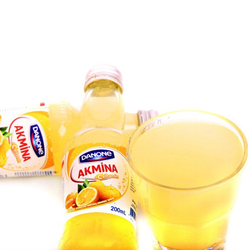 阿卡娜柠檬味充气饮料200ml*6土耳其进口