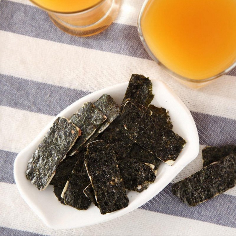 KIMNORI辣味扁桃仁海苔25g 韩国进口韩国进口海味即食 海苔 进口休闲零食 酥脆鲜美