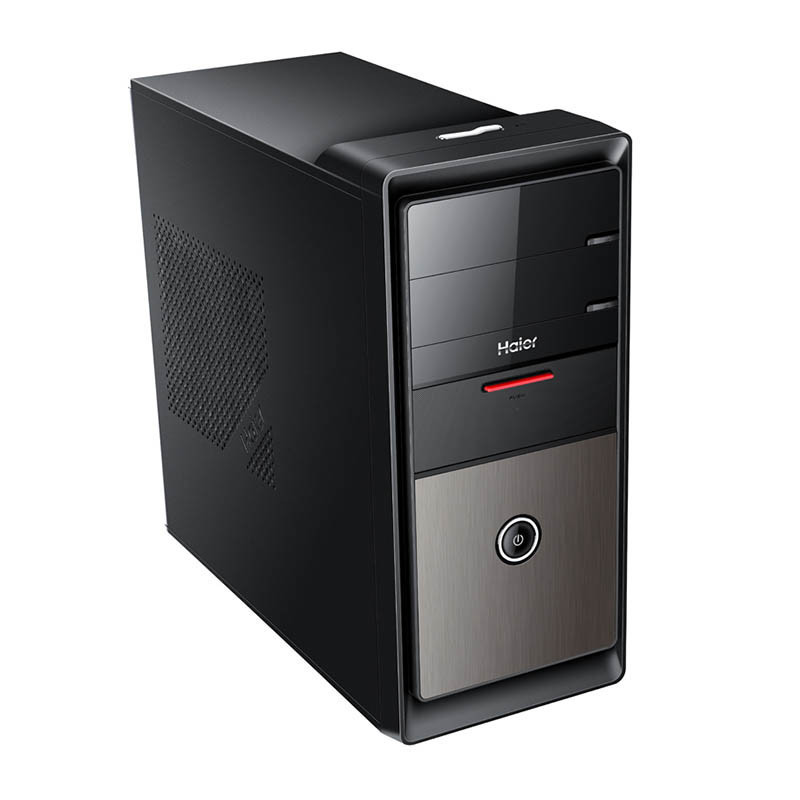 海尔(Haier)新极光D3-SN台式电脑主机(G4400 4G 500G 核芯 黑)