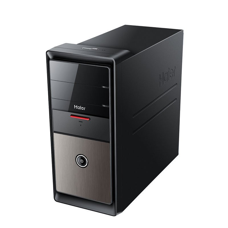 海尔(Haier)新极光D3-SN台式电脑主机(G4400 4G 500G 核芯 黑)