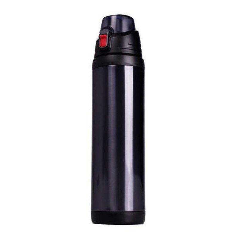 力巴铁大容量户外运动水壶保温壶 1100ml 黑色
