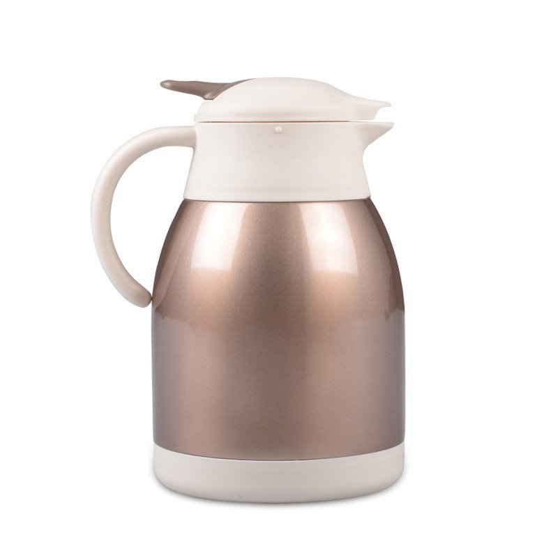 力巴铁(LB)不锈钢大容量保温壶 1.5L 香槟色