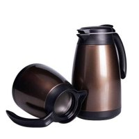 力巴铁(LB)真空不锈钢大容量保温壶 1.5L 咖色