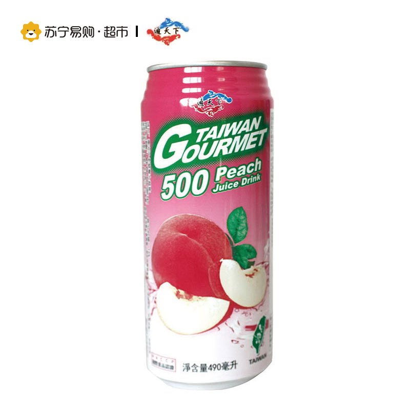 通天下水蜜桃汁490ml*24