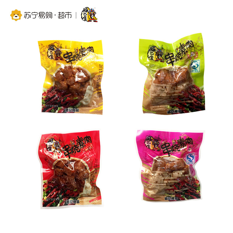 好巴食 蛋白素肉4口味混装 750g/袋