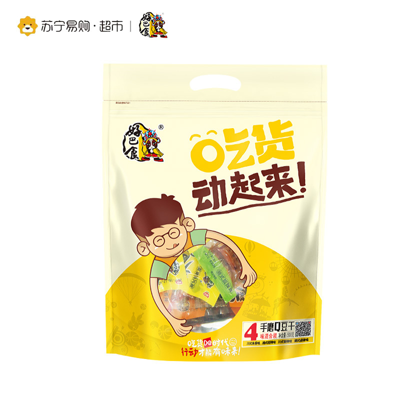 好巴食 手磨豆干综合味 500g/袋