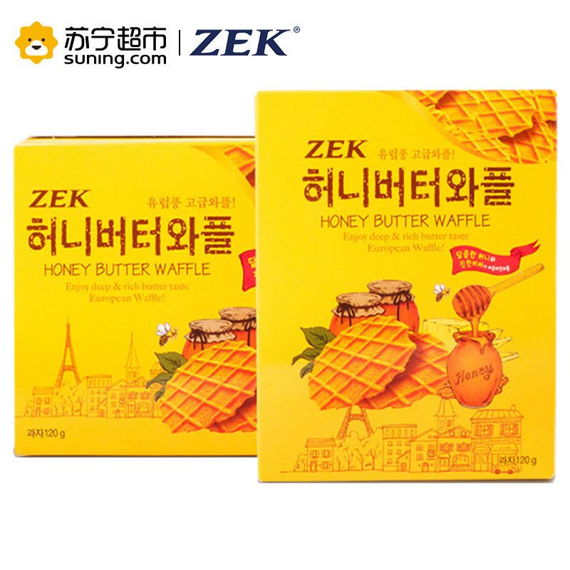 ZEK蜂蜜黄油瓦夫饼干120g图片
