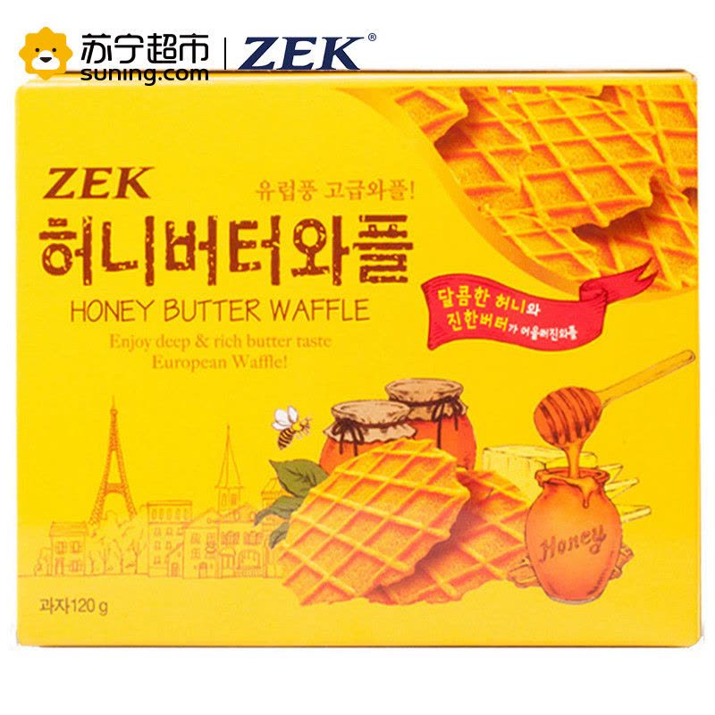 ZEK蜂蜜黄油瓦夫饼干120g图片