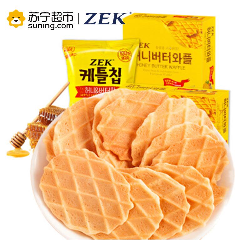 ZEK蜂蜜黄油瓦夫饼干120g图片