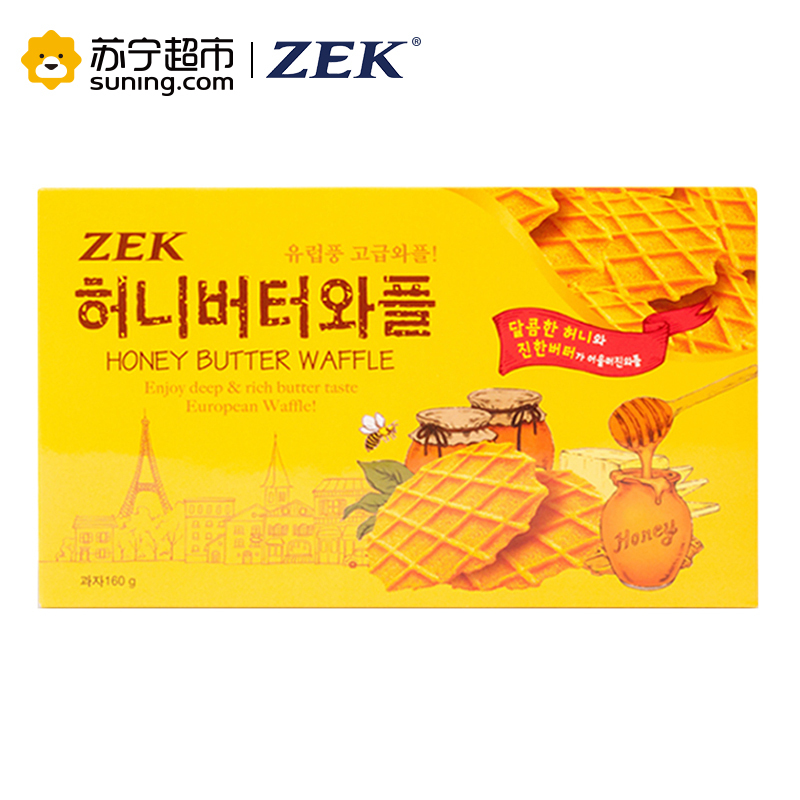 ZEK蜂蜜黄油瓦夫饼干160g