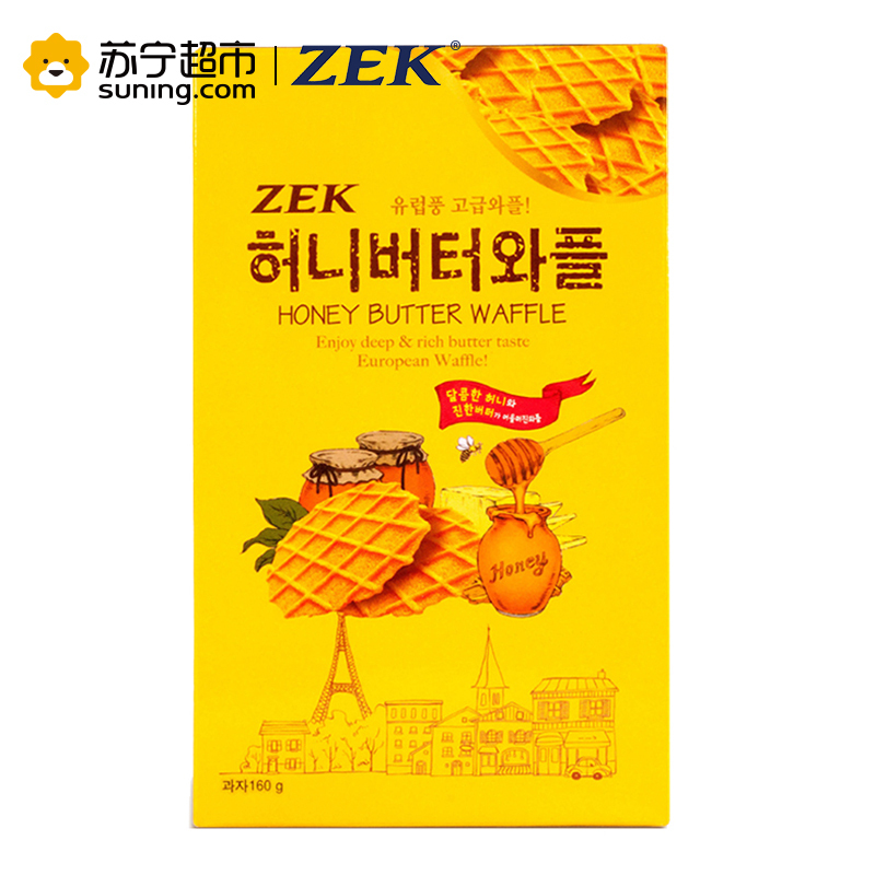ZEK蜂蜜黄油瓦夫饼干160g