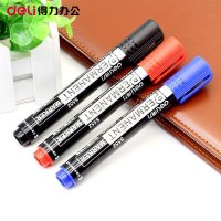 得力(deli) S552 大容量油性大头光盘笔 可加墨水