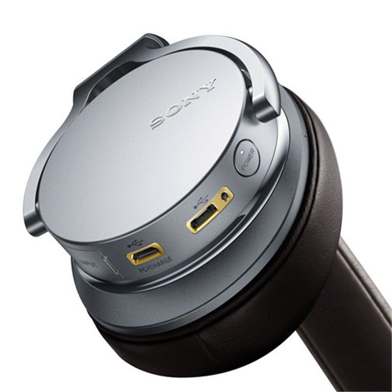 索尼(SONY)内置数字放大器耳机MDR-1ADAC(银色) 头戴式 高解析度音频耳机