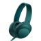 索尼(SONY)立体声耳机MDR-100AAP(翠绿色) 可折叠头戴式麦克风耳机