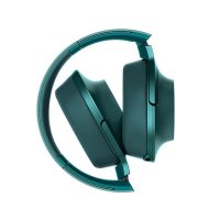 索尼(SONY)立体声耳机MDR-100AAP(翠绿色) 可折叠头戴式麦克风耳机