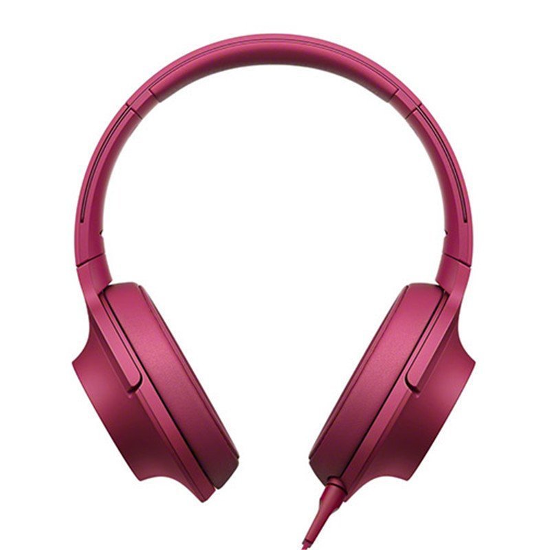 索尼(SONY)MDR-100AAP 头戴式立体声耳机(波尔多红色)有线控 铝合金外壳 适合流行音乐类型高清大图