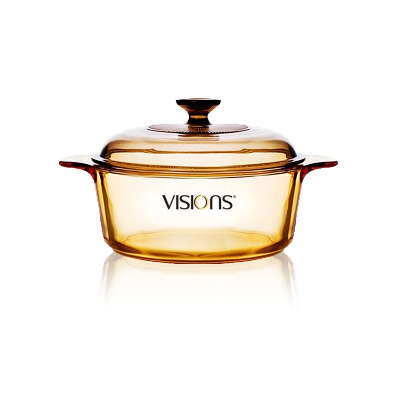 康宁VISIONS康宁晶彩透明蒸锅玻璃汤锅蒸格VS22+VS12+VSM20