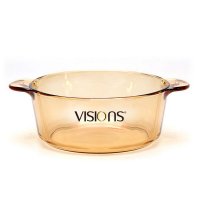 康宁VISIONS晶彩透明玻璃汤锅3件套VS22+VS15+VS08
